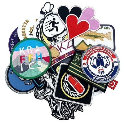 3D Custom Fabric Embroidered Patch Badges for Decoration Sequins Έμβρυο ρούχων