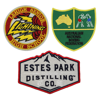 3D Custom Embroidery Patch Iron On Patches για ρούχα σε υφάσματα