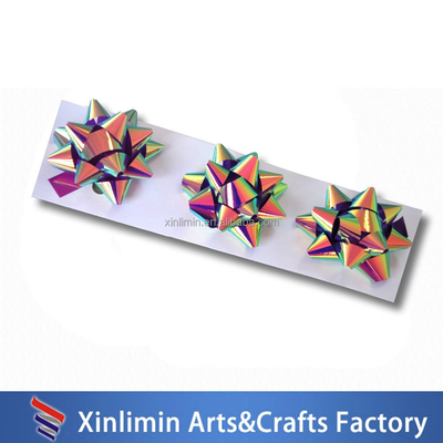 Προσαρμοσμένο Custom Style Ribbon Bow με ελαστικό βρόχο 2016 λογότυπο και περιστροφική εκτύπωση