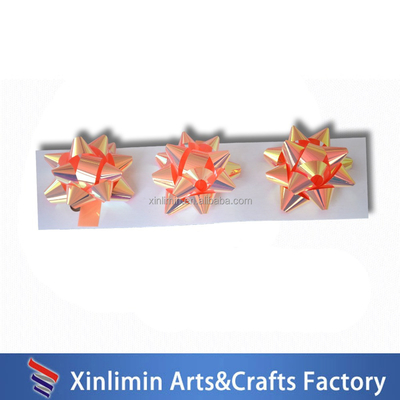 Προσαρμοσμένο Custom Style Ribbon Bow με ελαστικό βρόχο 2016 λογότυπο και περιστροφική εκτύπωση