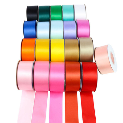 100% Polyester Single Face Satin Ribbon σε 196 χρώματα 38mm 50mm 100 Yards/Roll