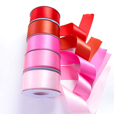 100% Polyester Single Face Satin Ribbon σε 196 χρώματα 38mm 50mm 100 Yards/Roll