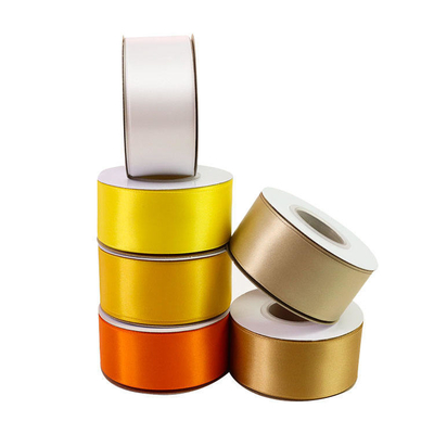 100% Polyester Single Face Satin Ribbon σε 196 χρώματα 38mm 50mm 100 Yards/Roll