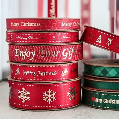 3mm-100mm Polyester Satin Ribbon σε ζωντανά χρώματα για μονόφατο στυλ και ύφασμα