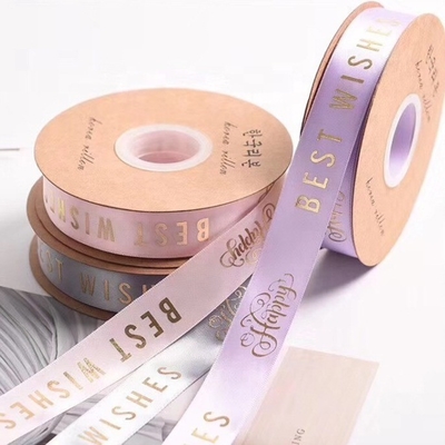 3mm-100mm Polyester Satin Ribbon σε ζωντανά χρώματα για μονόφατο στυλ και ύφασμα