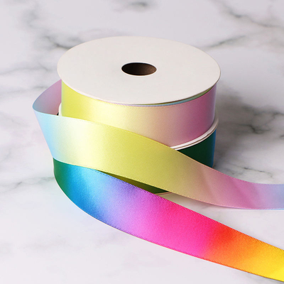 3mm-100mm Polyester Satin Ribbon σε ζωντανά χρώματα για μονόφατο στυλ και ύφασμα