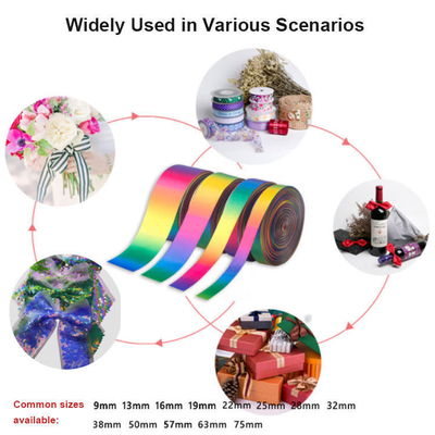 100% πολυεστέρα μονό πρόσωπο σχεδιαστής Grosgrain Ribbon Strip 3 ίντσες