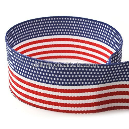 Μόδας και χρήσιμη τυπωμένη ταινία σατέν Grosgrain Moire για προσαρμοσμένη εμπορική επωνυμία
